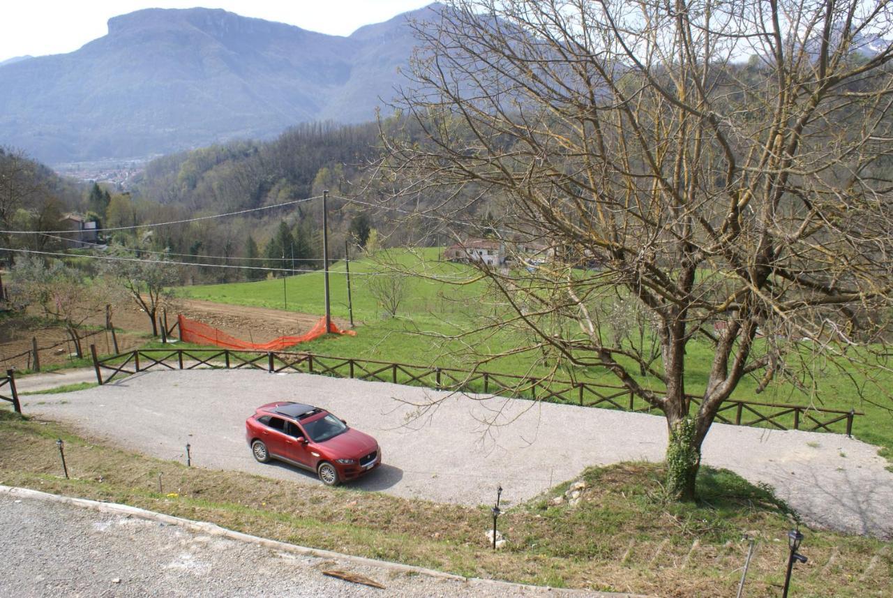 Tramonto Casa Barga Toscana ristrutturata 2021 Esterno foto